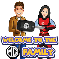 mgmotor christmas india new year cars Sticker