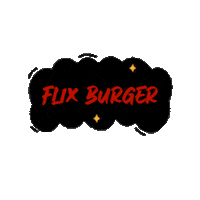 flixburger burger flix flix burger Sticker