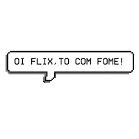 flixburger fome flix to com fome flix burger Sticker