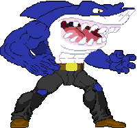 Street Sharks Fight Sticker