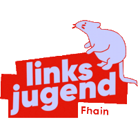 SolidBerlin solid friedrichshain linksjugend ratte Sticker