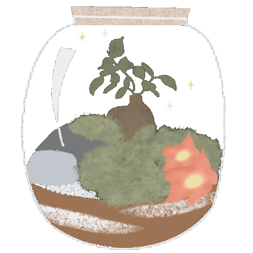 ugolenecreations giphyupload terrarium ugolenecreations Sticker