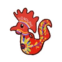 Honduras Gallo Sticker by JenChibi