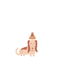 Happy Birthday Dog Sticker by Wüfers