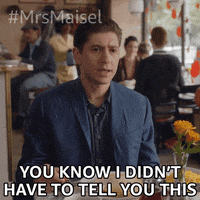 Season 4 Reaction GIF by The Marvelous Mrs. Maisel