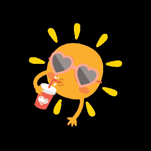 Nakedjuicery sun drinking juice shades GIF