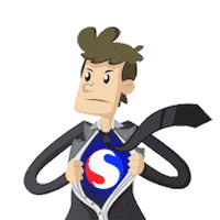 SEAsadhana blue white red sea Sticker