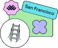 California Sf Sticker by Lattice