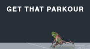 Parkour Pickle Rick GIF
