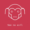 hear no evil speaknoevil GIF