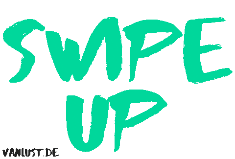 Swipe Up Sticker by Vanlust - Bewusst auf Rädern