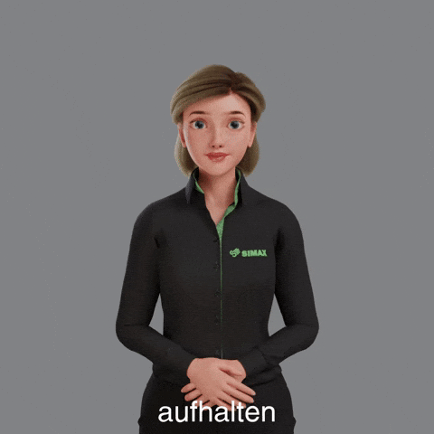 Avatar Gebärdensprache GIF by Sign Time - SiMAX