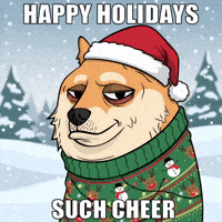 Christmas Snow GIF by Doge Pound