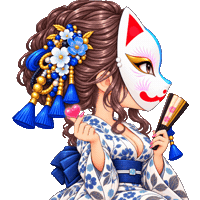Fox 着物 Sticker