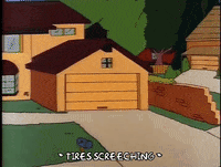Driving Season 4 GIF by The Simpsons