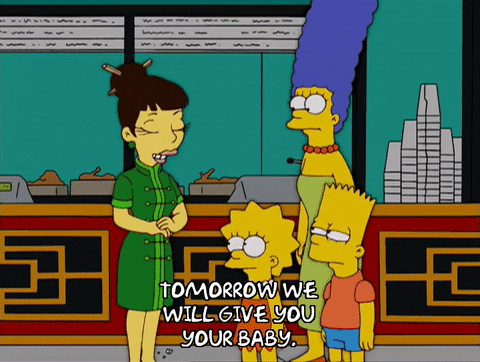 homer simpson restaurant GIF