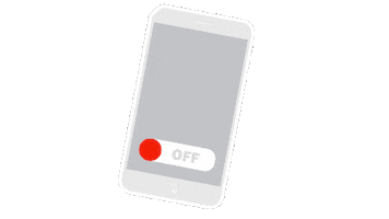 ROWPublicHealth phone play dnd off Sticker