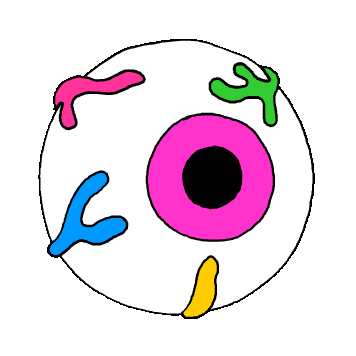 Eyes Lol Sticker by Patrick Passaro