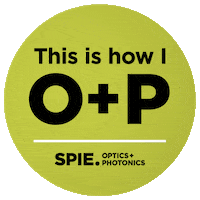 O P Optics Sticker by SPIE