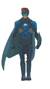 Hornetsecurity blue hero heroes awareness Sticker