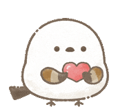 nakasan_ms love bird かわいい らぶ Sticker
