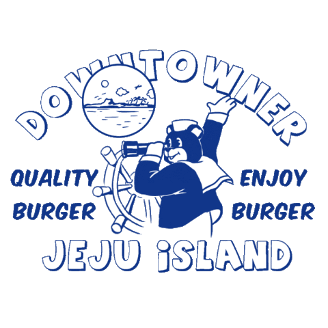 Burger Downtowner Sticker