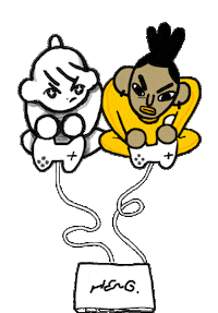 ahhheng game gif artist jackson heng Sticker