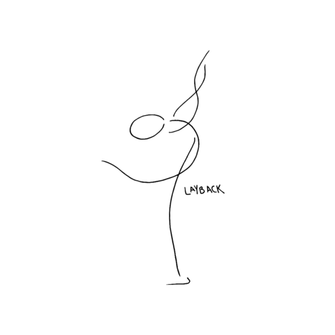 Figure Skating Layback Sticker