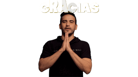 Thanks Thank You Sticker by Alicastro