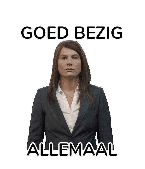 Nathalie Meskens Top Sticker by VTM.be