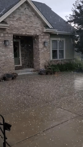 Hail Hits Milwaukee Suburb