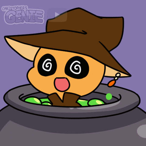 Trick Or Treat Spinning GIF by Christophers Genie