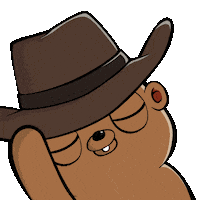 Excited Wild West Sticker by Fugz Official