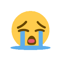 sad cry Sticker by Twitter