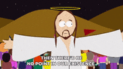 jesus celebrate GIF by South Park 