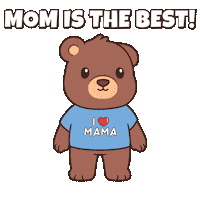 Teddy Bear Love Sticker by BEARISH