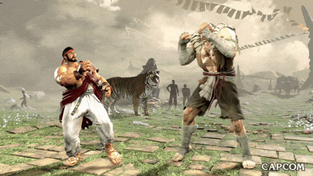 Video Game Tiger GIF by CAPCOM