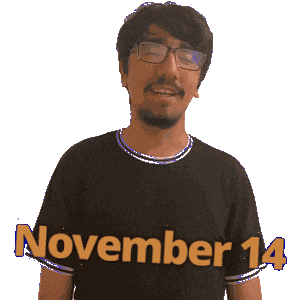 November 14 Sticker