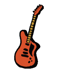 guitar Sticker by Domino Recording Co.