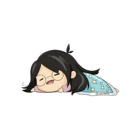 _mimisketches giphygifmaker tired sleepy mimisketches Sticker