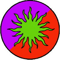 Sun Spinning Sticker
