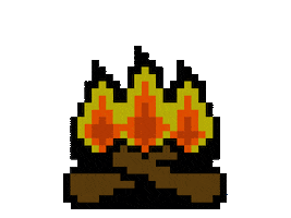 OldSchoolRuneScape pixel fire games video games Sticker