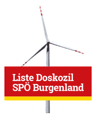 listedoskozil spo spoe burgenland windrad Sticker