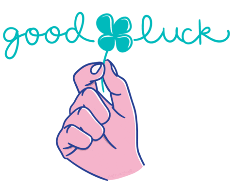 Good Luck Sticker by Nevi Ayu E.