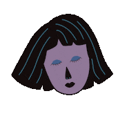 Girl Eyes Sticker