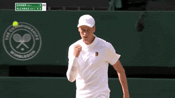 Jannik Sinner GIF by Wimbledon