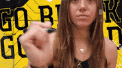 Black And Gold Celebration GIF by Waterloo Warriors