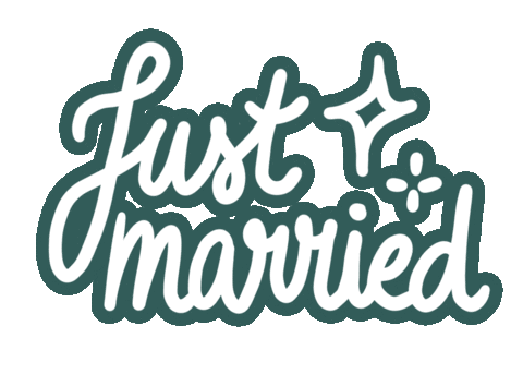 Just Married Love Sticker by Eledraws (Eleonore Bem)