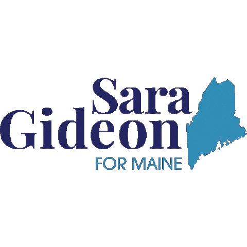 saragideonme maine election2020 sara gideon mesen Sticker