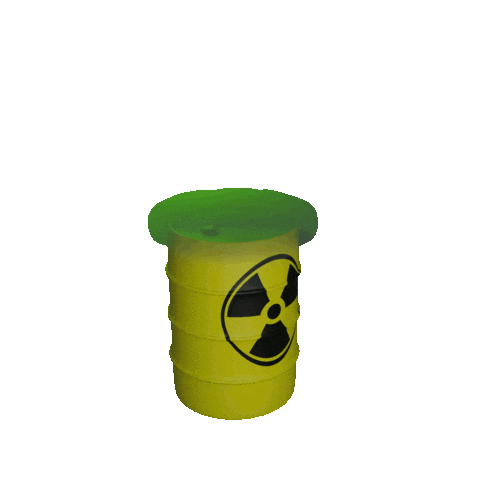 3D Barrel Sticker by modelvault3d